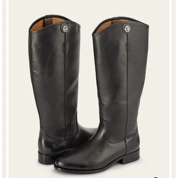 Frye WOMEN MELISSA BUTTON 2 black sz 8 - Picture 2 of 12